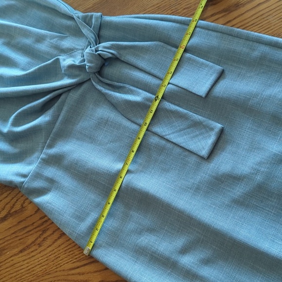 NWT Ann Taylor The Petite Tie Waist Sheath Dress in Cross Weave Size 4 Petite - Picture 10 of 12